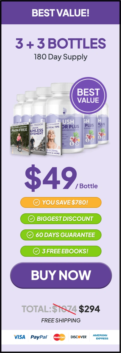 Flush Factor Plus 6 bottles